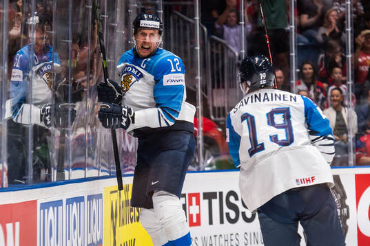 Marko Anttila of Finland celebrates