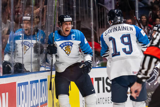 Marko Anttila of Finland celebrates
