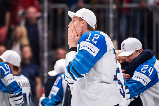 Marko Anttila of Finland celebrate their win