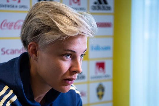 Lina Hurtig of Swedish women national football team