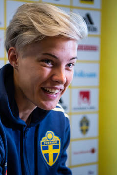 Lina Hurtig of Swedish women national football team