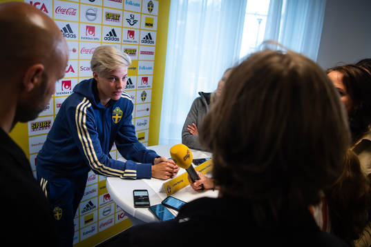 Lina Hurtig of Swedish women national football team