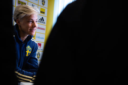 Lina Hurtig of Swedish women national football team