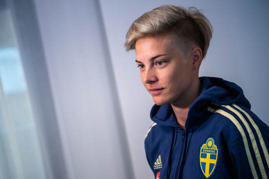 Lina Hurtig of Swedish women national football team