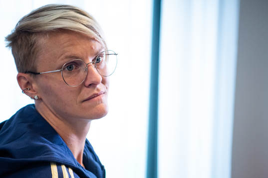 Nilla Fischer of Swedish women national football team