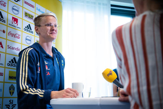 Nilla Fischer of Swedish women national football team