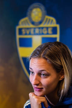 Nathalie Björn of Swedish women national football team