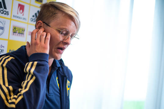 Nilla Fischer of Swedish women national football team