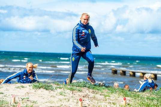 Jonna Andersson of Swedish women national football team
