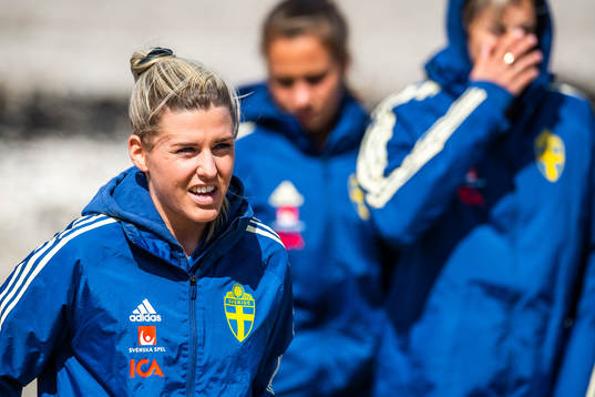 Olivia Schough of Swedish women national football team