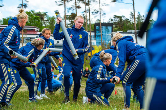 Goalkeeper Hedvig Lindahl of Swedish women national
