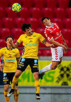 Kalmars Romário Pereira Sipião och Elfsborgs Stefan