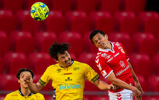 Kalmars Romário Pereira Sipião och Elfsborgs Stefan
