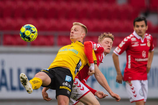 Kalmars Rasmus Elm och Elfsborgs Per Frick
