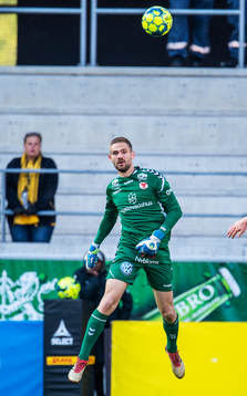 Kalmars målvakt Lucas Hägg-Johansson