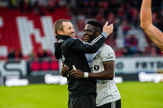 Eirik Horneland, head coach of Rosenborg,  and Babajide