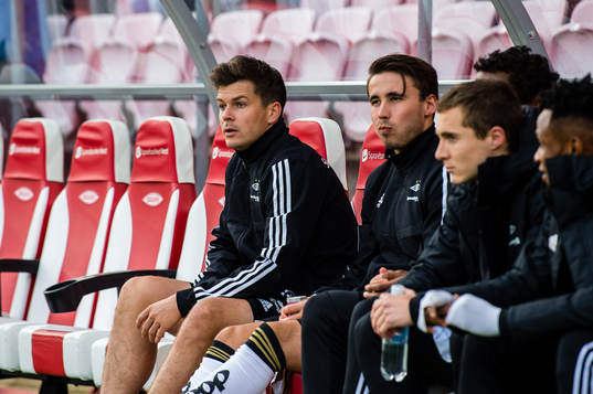 Pål Andre Helland and Anders Trondsen of Rosenborg