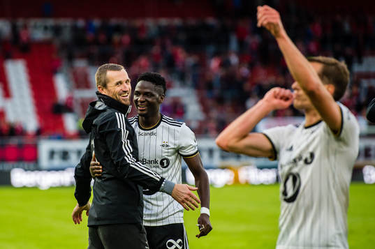 Eirik Horneland, head coach of Rosenborg, and Babajide