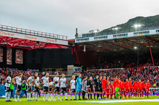 Players of Rosenborg and Brann