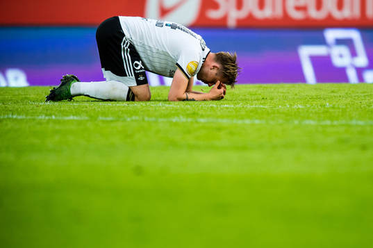 Alexander Toft Søderlund of Rosenborg in pain