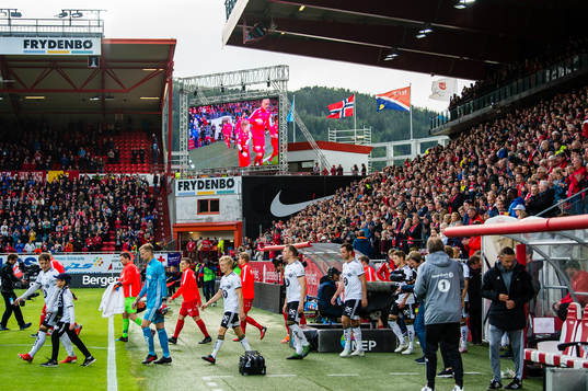 Players of Rosenborg and Brann
