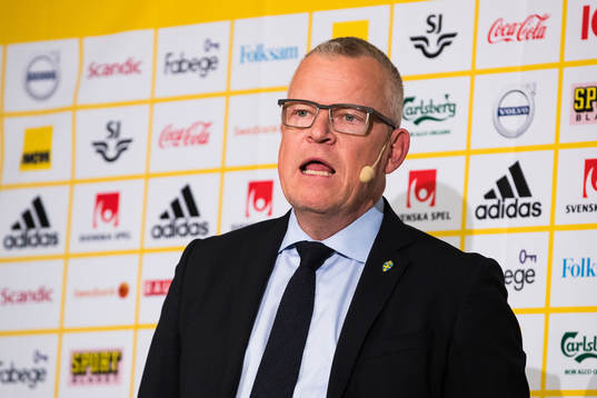 Head coach Janne Andersson of Sweden