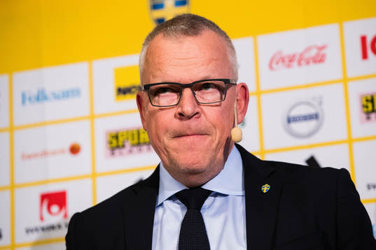 Head coach Janne Andersson of Sweden