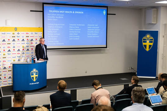 Head coach Janne Andersson of Sweden