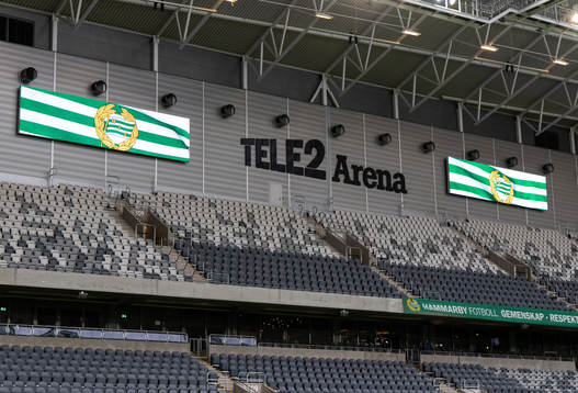Interiör av Tele2 Arena