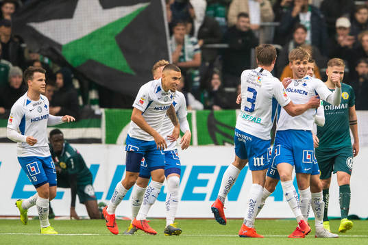 IFK Norrköpings Christoffer Nyman, Jordan Larsson och