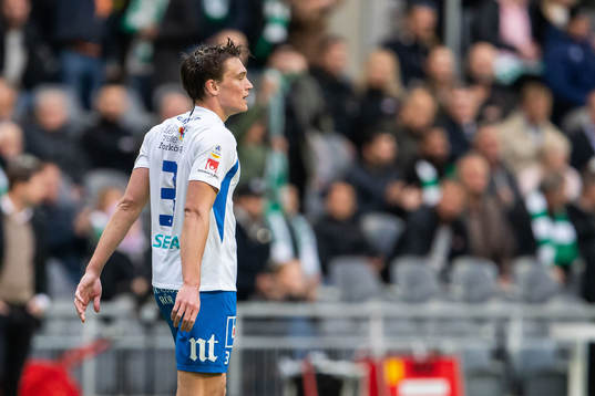 IFK Norrköpings Rasmus Lauritsen deppar