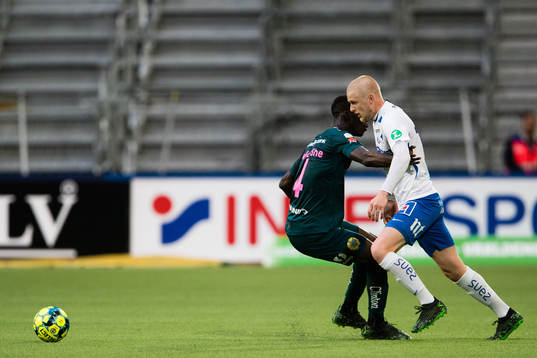 Hammarbys Kossounou Odilon och IFK Norrköpings Kalle