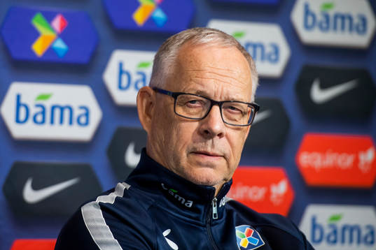 Lars Lagerbäck, head coach of Norway