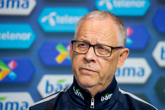 Lars Lagerbäck, head coach of Norway