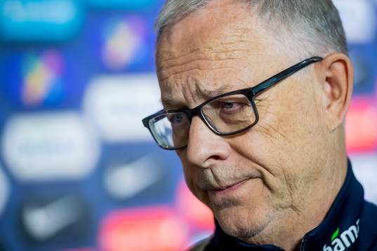 Lars Lagerbäck, head coach of Norway