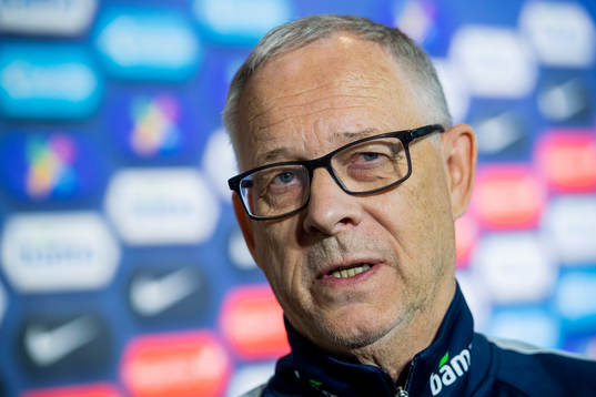 Lars Lagerbäck, head coach of Norway