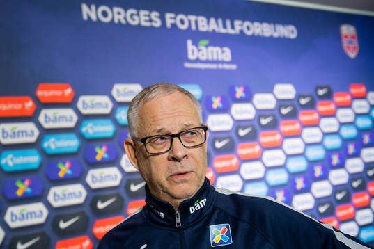 Lars Lagerbäck, head coach of Norway
