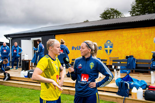 Nilla Fischer and Linda Sembrant