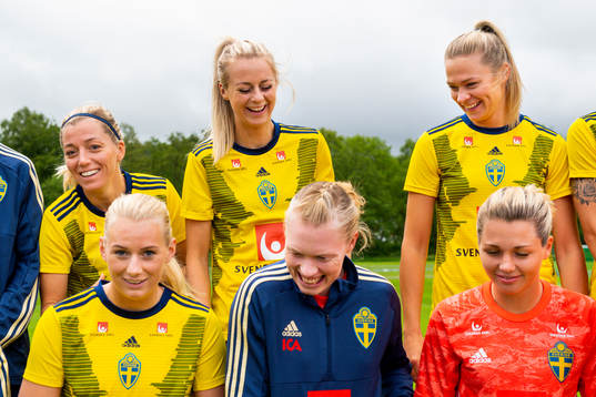 Linda Sembrant, Amanda Ilestedt, Fridolina Rolfö, Stina