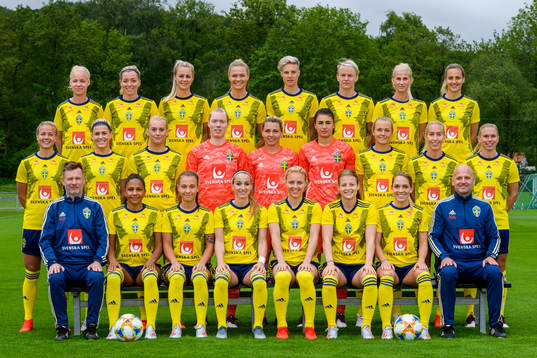 Bläddra bland fler bilder av Football, Women, Sweden, Team picture