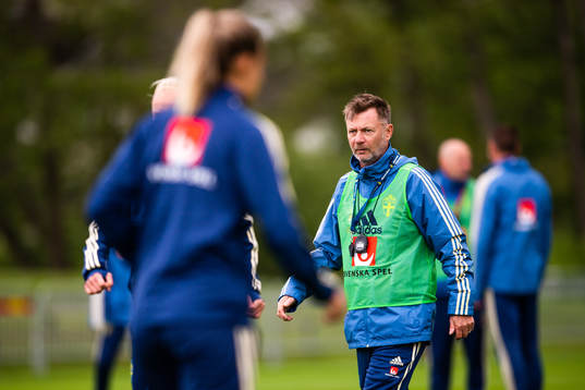Peter Gerhardsson, head coach of Swedish women national