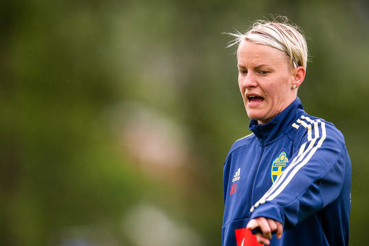 Nilla Fishcer of Swedish women national football team