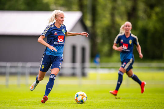 Sofia Jakobsson of Swedish women national football team