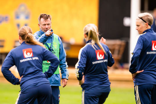 Peter Gerhardsson, head coach of Swedish women national