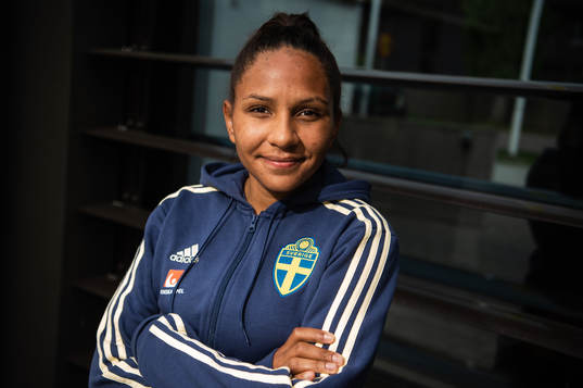 Madelen Janogy of Swedish women national football team