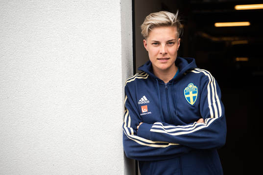 Lina Hurtig of Swedish women national football team