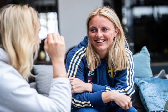 Mimmi Larsson of Swedish women national football team
