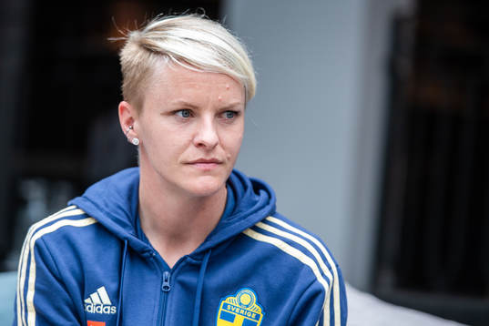 Nilla Fischer of Swedish women national football team