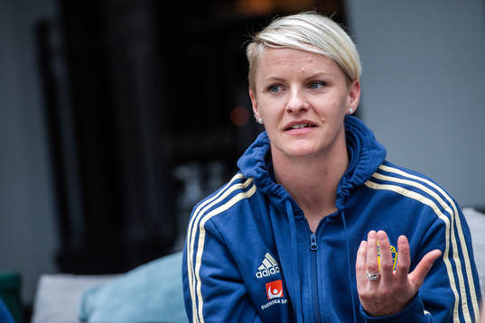 Nilla Fischer of Swedish women national football team