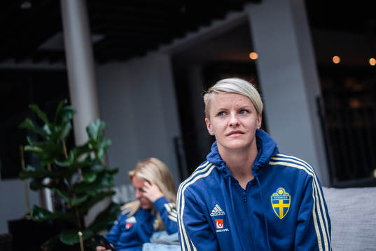 Nilla Fischer of Swedish women national football team